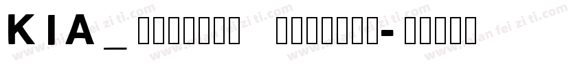 KIA_caption heading字体转换